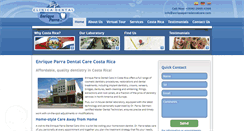 Desktop Screenshot of enriqueparradentalcare.com